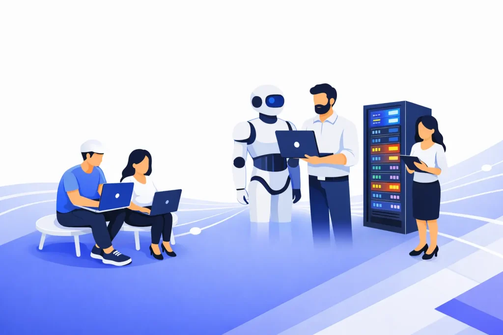 Illustration sur la DATA, l'open data et les IA